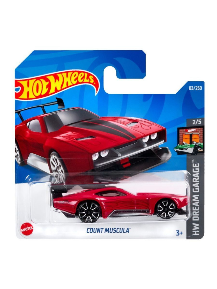 HCT31 Машинка металлическая игрушка Hot Wheels коллекционная модель COUNT MUSCULA красный  #1