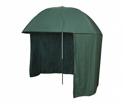 Зонт карповый, рыболовный, пляжный с механизмом наклона и боковыми стенками, d200 см  #1