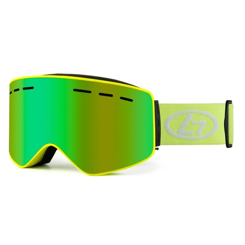Двухслойные Горнолыжные Магнитные очки с жестким чехлом унисекс для катания на лыжах /Маска для сноубординга #1