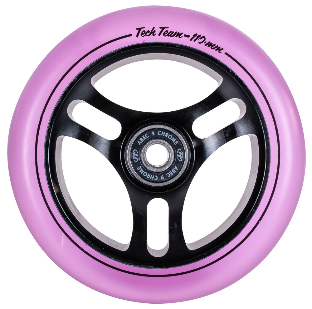 Колесо для трюкового самоката TRIANGLE, 110х24, transparent purple #1