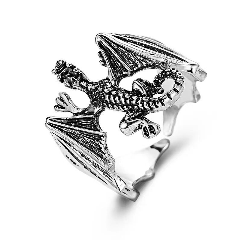 Кольцо Дракон / скандинавское кольцо / кольцо подарок / кольцо викинга / кольцо огнедышащий дракон  #1