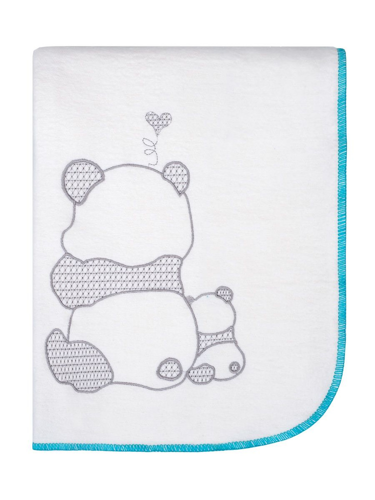 Одеяло детское байковое FunEcotex 98х118 см для новорожденных всесезонное для мальчиков, для девочек #1