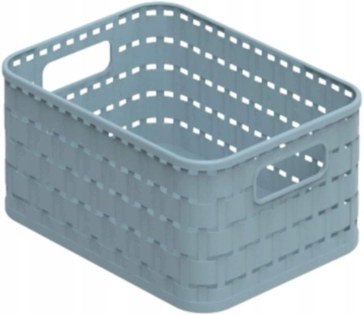 Корзинка Rotho Basket A6 COUNTRY, ящик для хранения, голубой #1