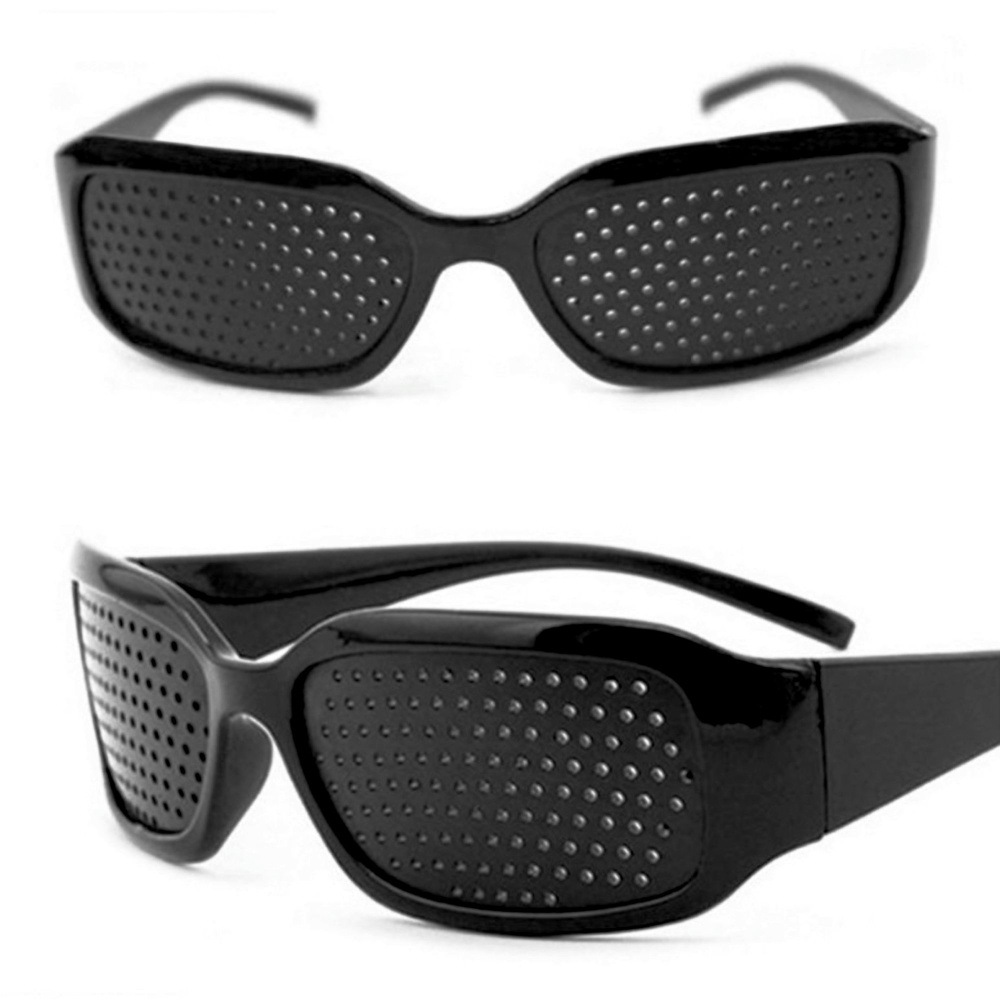 Перфорационные очки, тренажеры для глаз с дырочками для коррекции ...