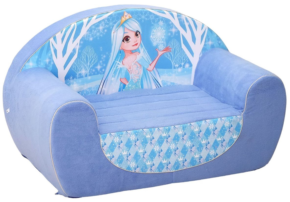 Мягкая игрушка-диван "Снежная принцесса", мебель в детскую комнату  #1