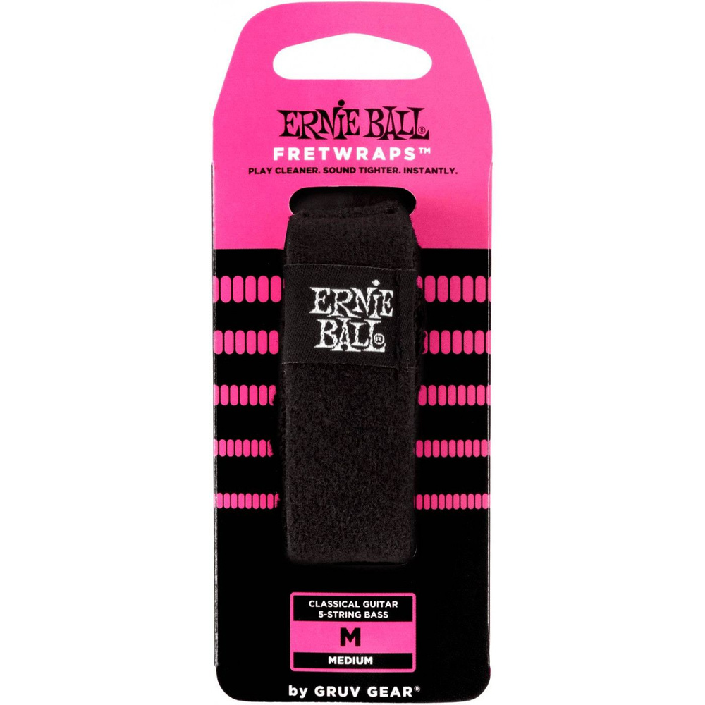 ERNIE BALL 9613 - демпфер гитарный, средний, для 5-стр бас-гитары, классической гитары  #1