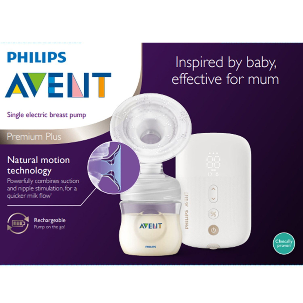 Молокоотсос Philips Avent Premium Plus электронный SCF392/11 #1