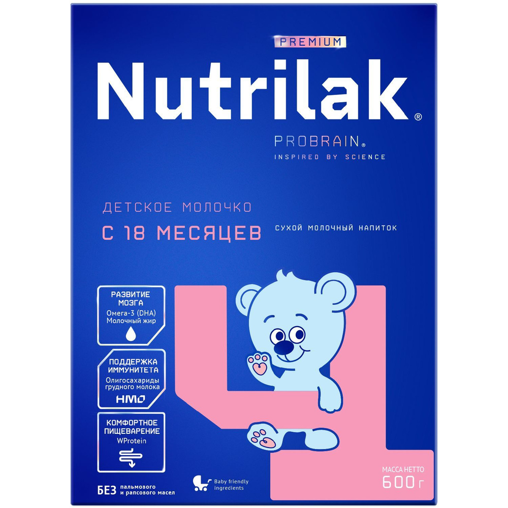 Nutrilak Молочная смесь 4 (с 18 месяцев) 600г. 1шт. #1