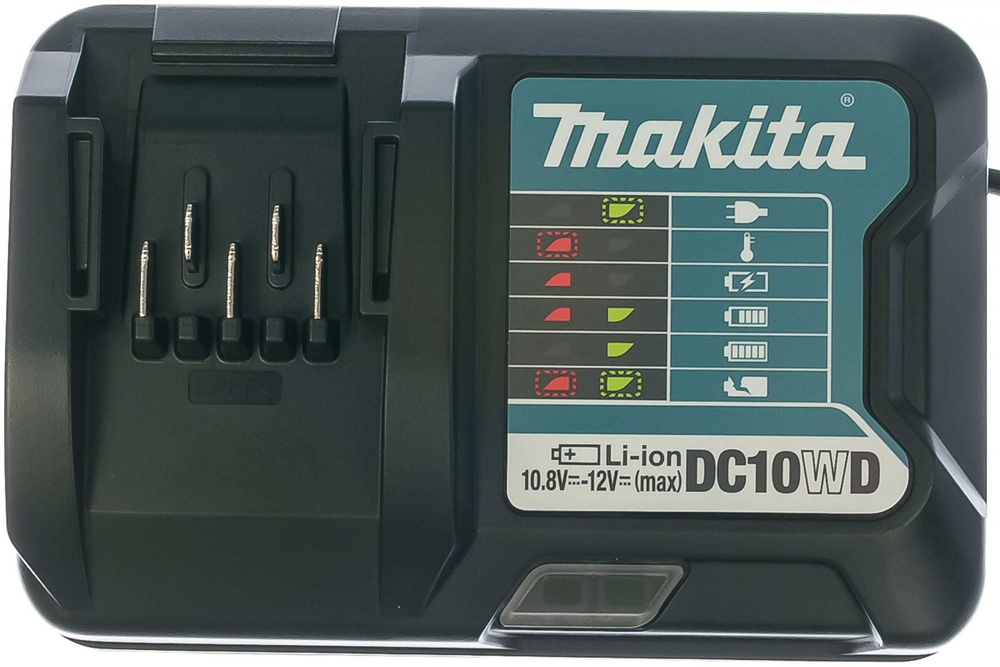 Зарядное устройство MAKITA DC10WD (Li-Ion CXT, 10,8-12В) 199398-1 630980-2 #1