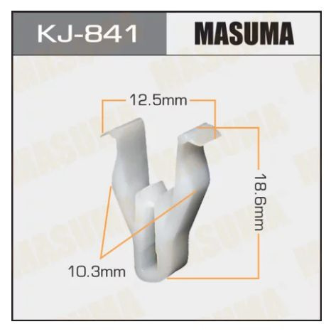 Masuma Клипса крепежная автомобильная, 10 шт. #1