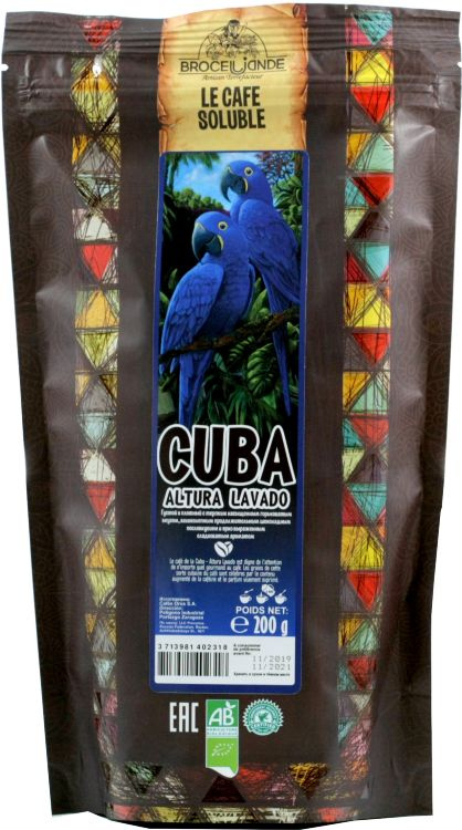 Кофе растворимый Broceliande Cuba Altura Lavado 200 гр #1