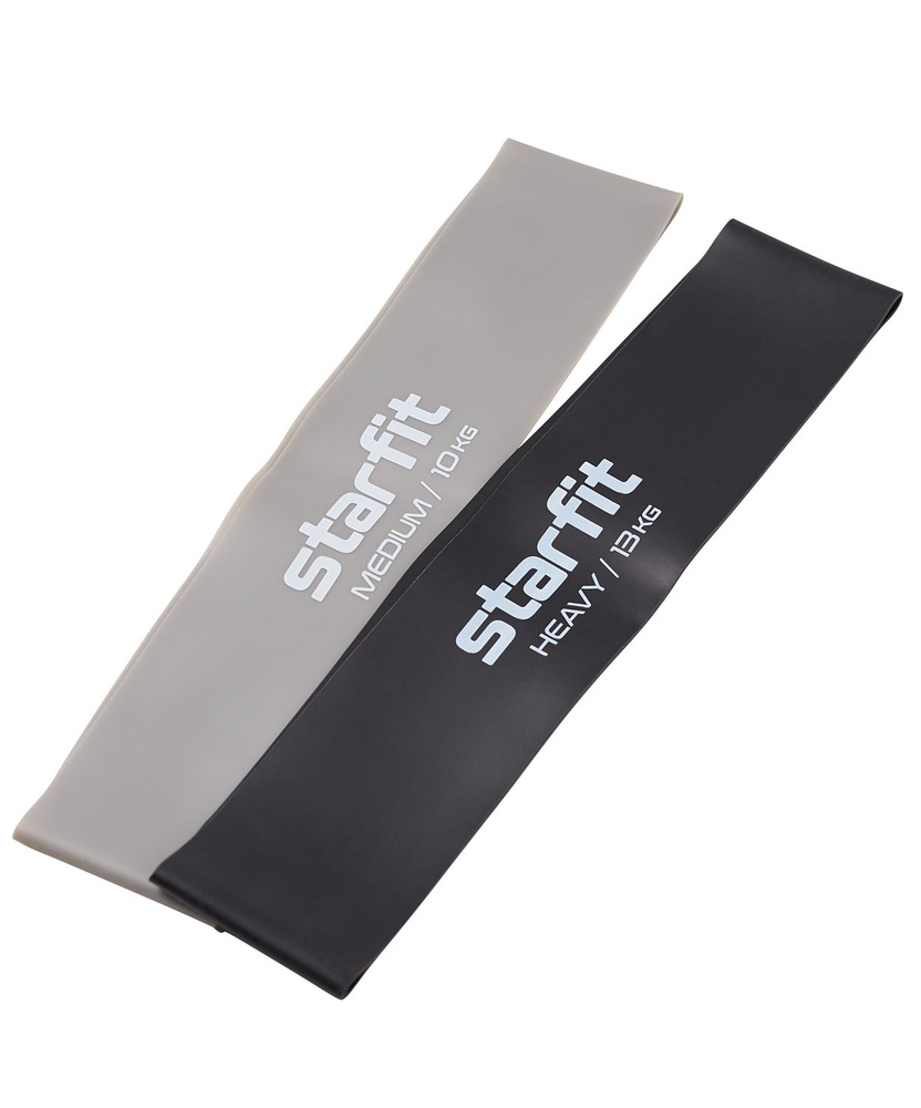 Мини-эспандеры Starfit ES-206, черный/серый, 2 шт #1