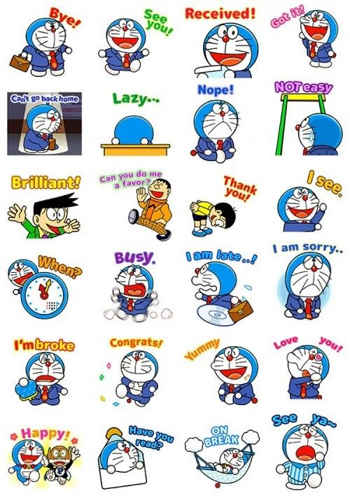 Наклейки Doraemon No.2 #1