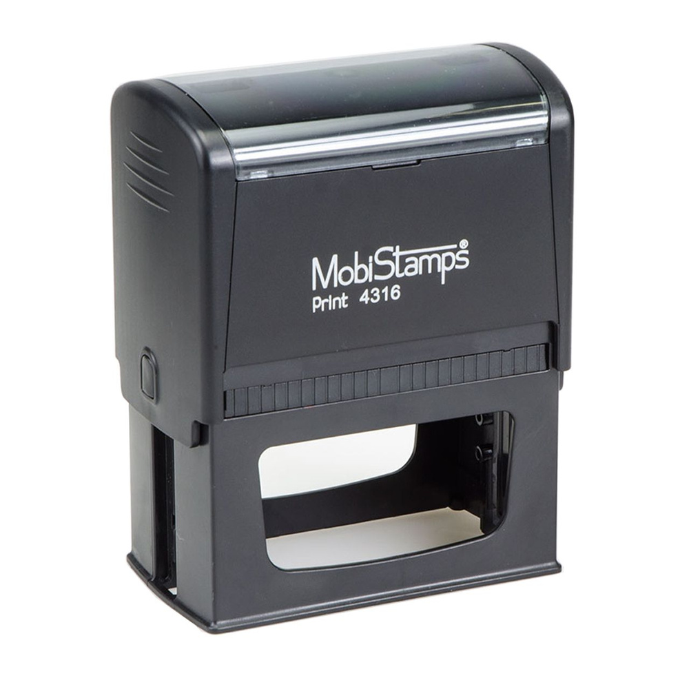 MOBISTAMPS 4316 Автоматическая оснастка для штампа, SIRDASH, Размер 90х48 мм, корпус черный  #1