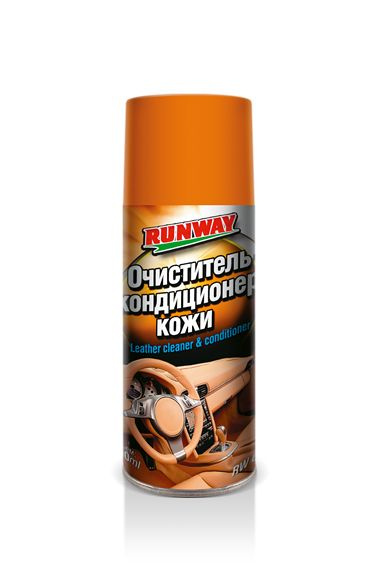 RUNWAY Очиститель и кондиционер кожи 400 мл (аэрозоль)   RW6124 #1