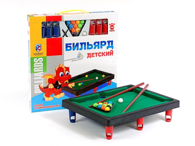 Бильярд детский в коробке, Top Toys #1