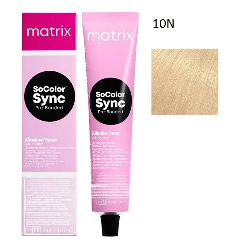 Крем краска MATRIX SoColor Sync Pre-Bonded 10N, 90 мл #1