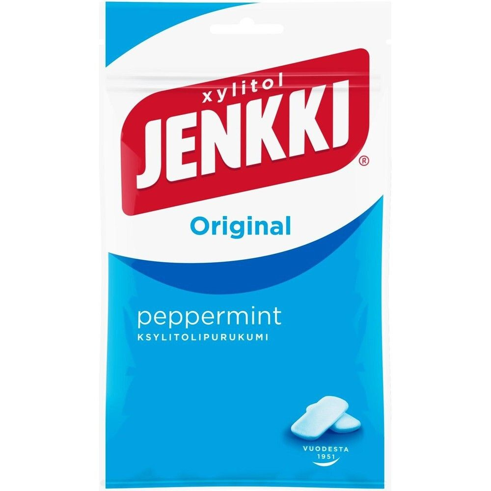 Жевательная резинка без сахара с ксилитом JENKKI мята #1