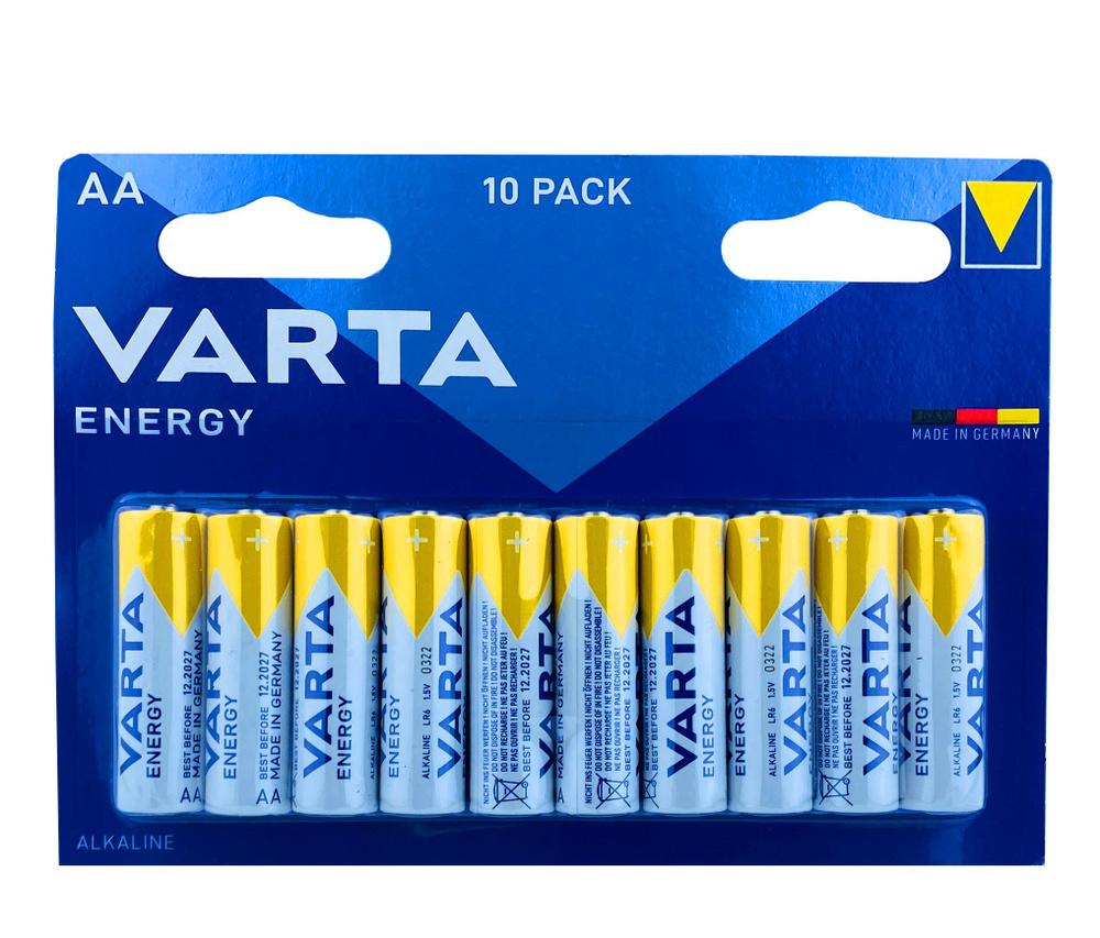 Varta Батарейка AA, Щелочной тип, 1,5 В, 10 шт #1