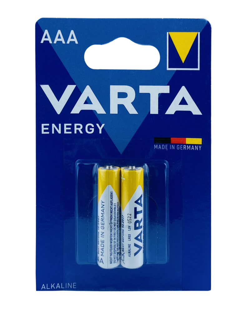 Varta Батарейка AAA, Щелочной тип, 1,5 В, 4 шт #1