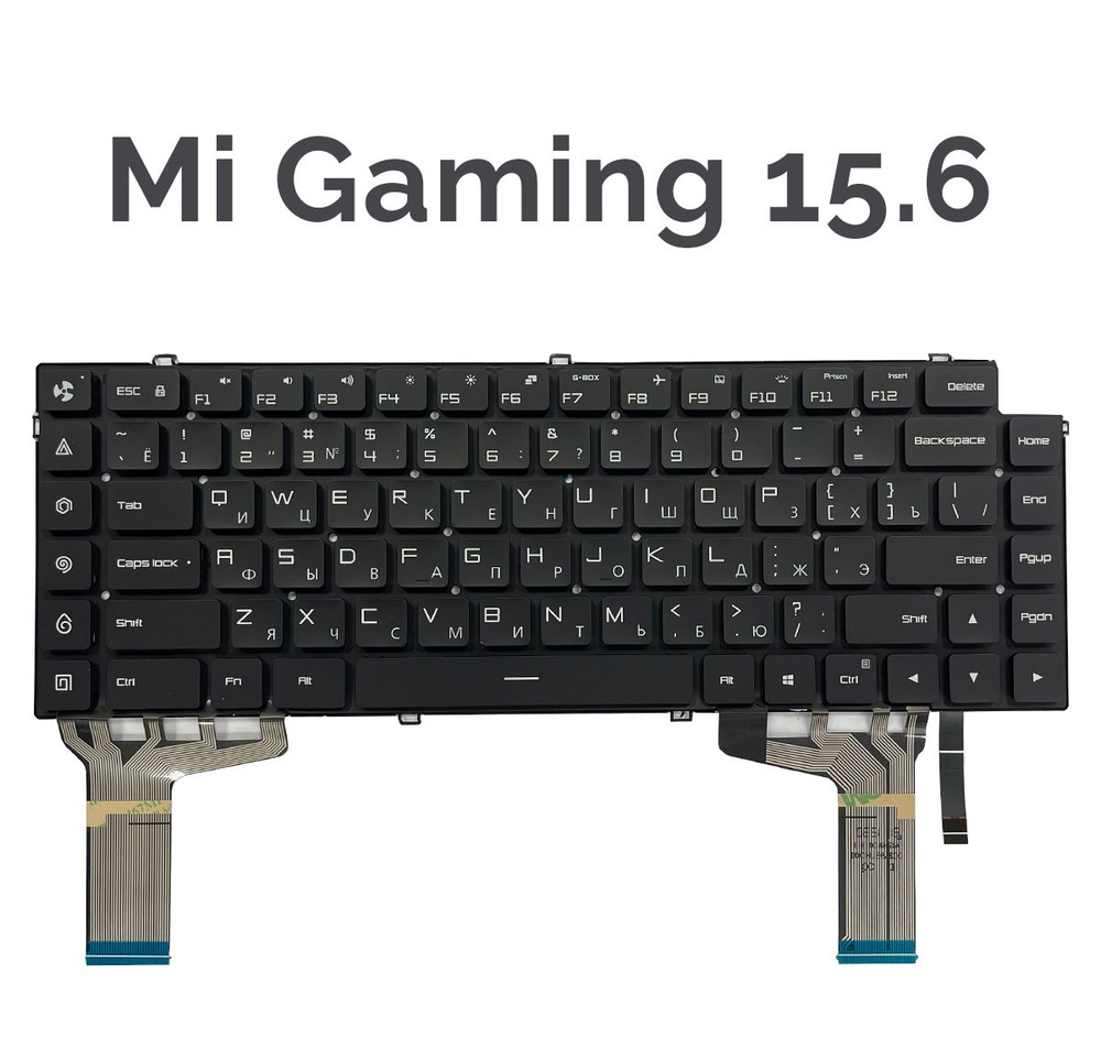 Клавиатура для ноутбука Xiaomi Mi Gaming laptop 15.6 XMG1902 TM1801 171502-AA RUS с RGB подсветкой  #1