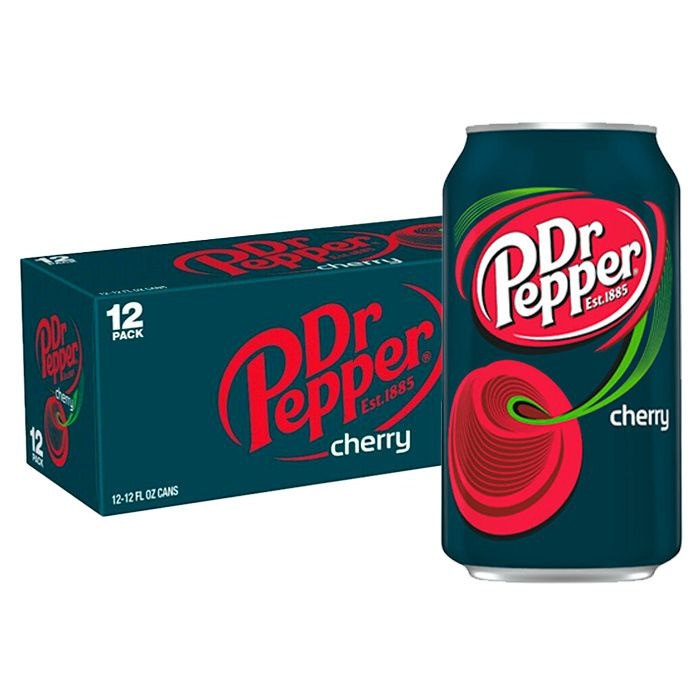 Газированный напиток Dr Pepper Cherry со вкусом вишни (США), 355 мл (12 шт)  #1