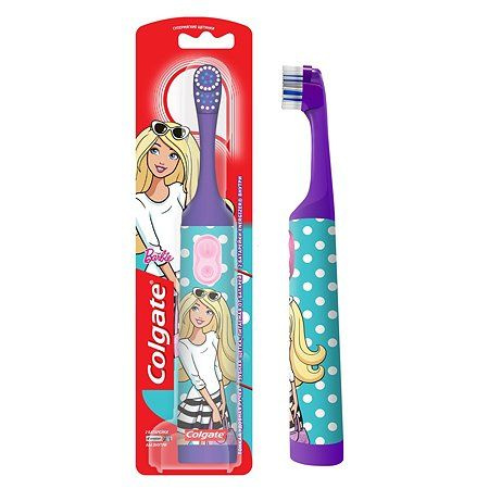 Colgate Электрическая зубная щетка Barbie/Барби, фиолетовый #1