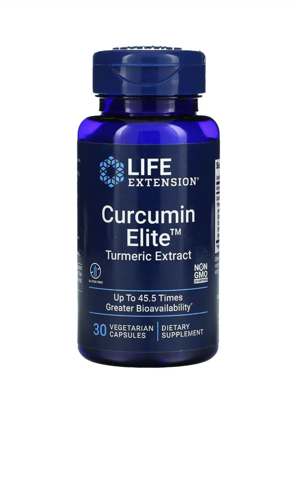 Экстракт Куркумы LIFE EXTENSION Curcumin Elite Turmeric Extract 30 капсул #1