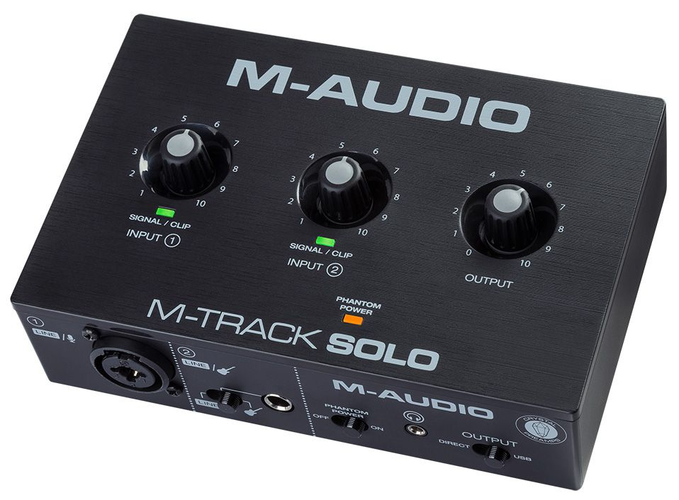 M-Audio M-Track Solo USB Аудиоинтерфейс #1