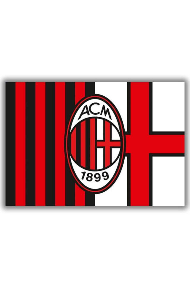 Флаг АС Милан 135*90 #1