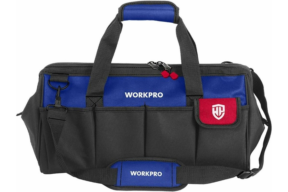 Сумка для инструмента WORKPRO 600D WP281005 460x215x245мм, с широким горлом, на молнии 18" WP281005  #1