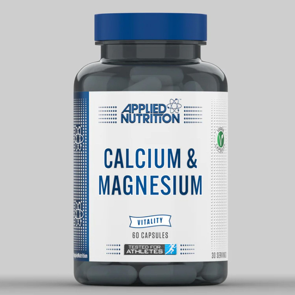 Кальций и магний Applied Nutrition Calcium & Magnesium 60 капс #1