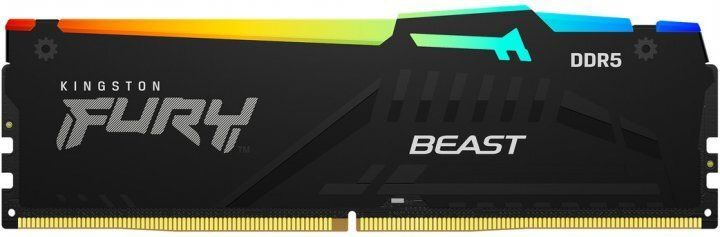 Kingston Fury Оперативная память Beast Black RGB DDR5 5200 Мгц 1x16 ГБ (KF552C36BBEA-16)  #1