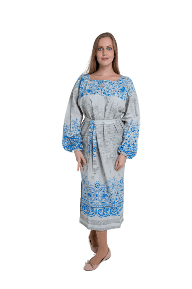 Платье Русский Сарафан Русский стиль #1