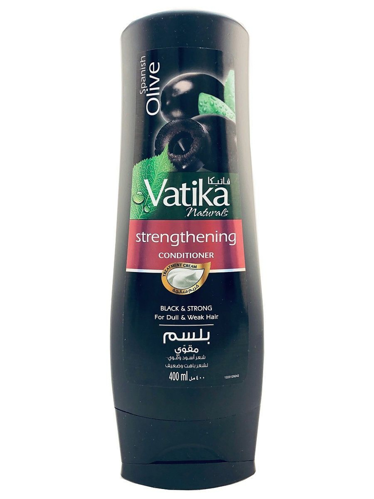 Кондиционер для волос Dabur Vatika Spanish Olive, укрепление для тусклых и ослабленных волос, Испанская #1