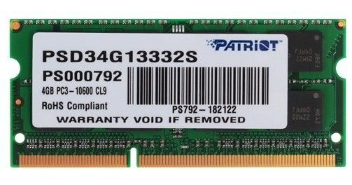 Patriot Memory Оперативная память x PSD34G13332S 1x4 ГБ (PSD34G13332S) #1