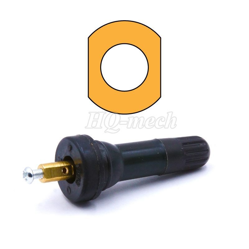 Вентиль TPMS-TR413-1/4 для бескамерных шин (4 шт), для датчика давления, EPDM  #1