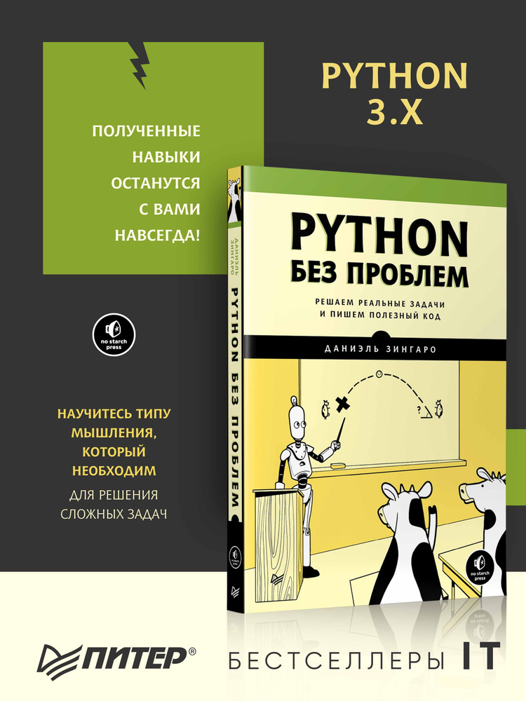 Python без проблем: решаем реальные задачи и пишем полезный код | Зингаро Даниэль  #1