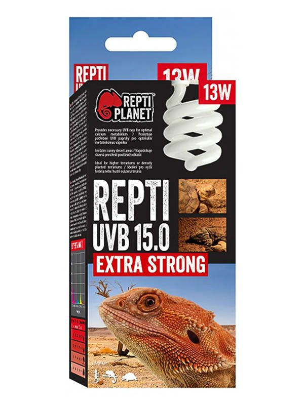 Repti Planet Лампа для пустынного террариума UVB 15.0 13 Вт #1