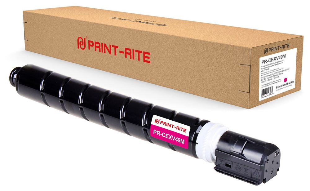 Print-Rite PR-CEXV49M MAGENTA картридж лазерный (Canon C-EXV49M - 8526B002) пурпурный 19000 стр  #1