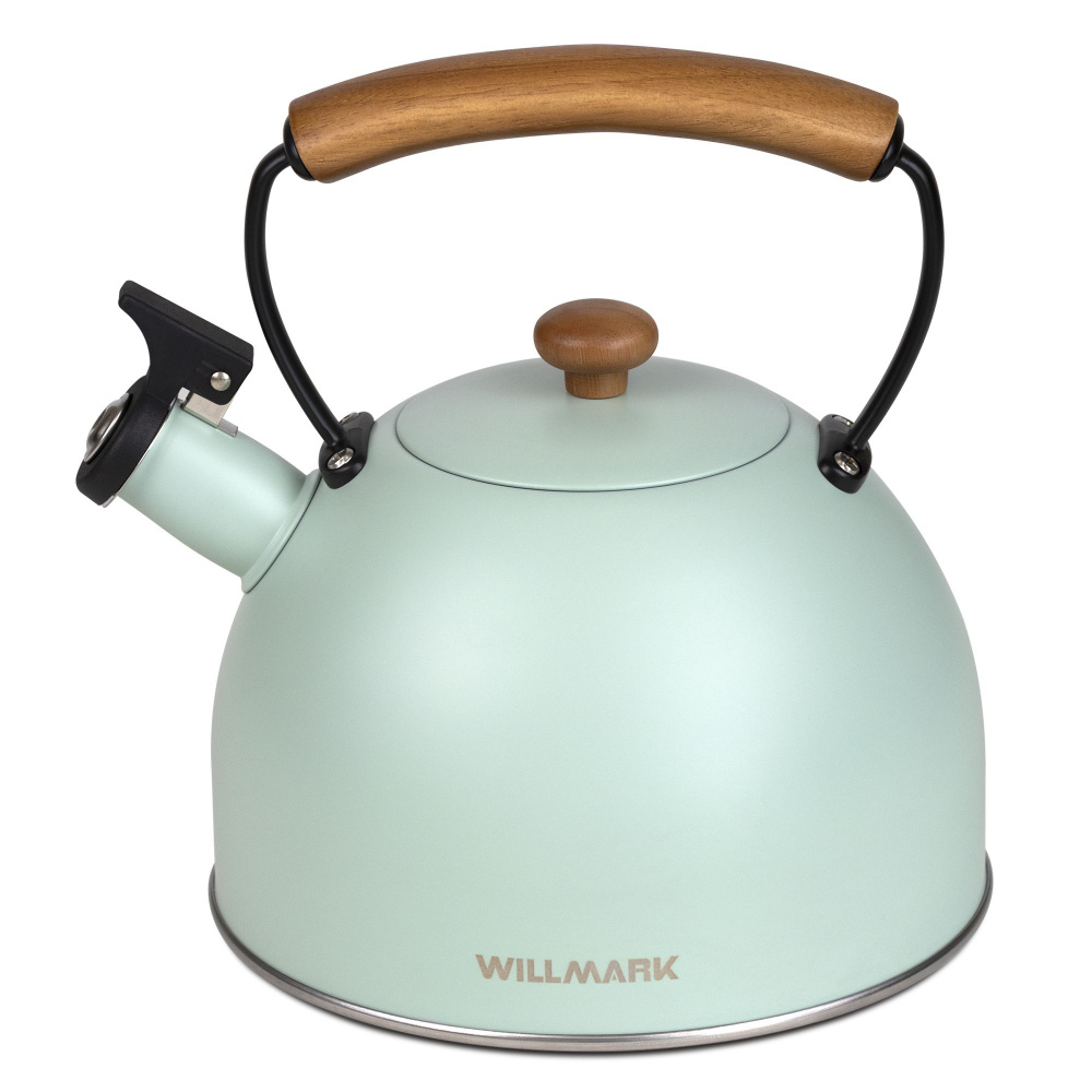 Чайник со свистком 2,8 л WILLMARK WTK-3694SS голубой #1