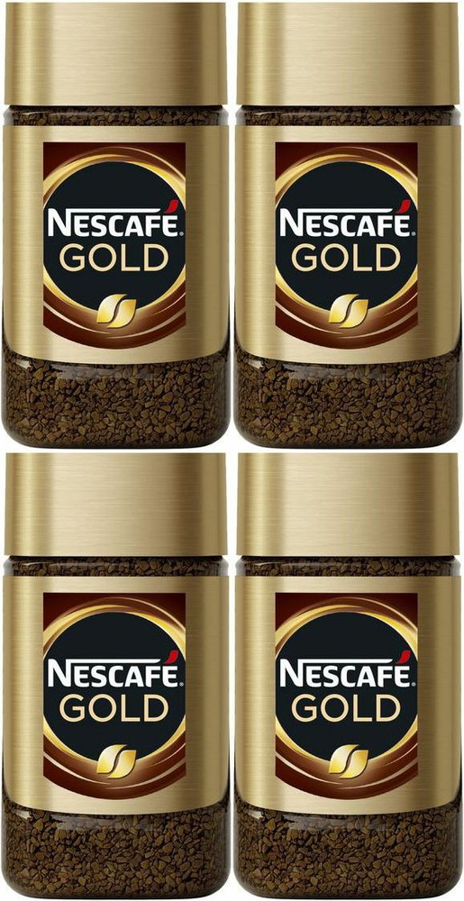 Кофе Nescafe Gold растворимый сублимированный с добавлением натурального жареного молотого 47,5 г, комплект: #1