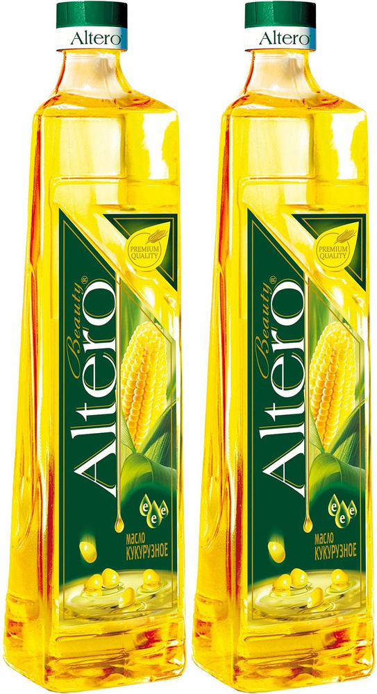 Масло кукурузное Altero Beauty рафинированное дезодорированное, комплект: 2 упаковки по 810 мл  #1