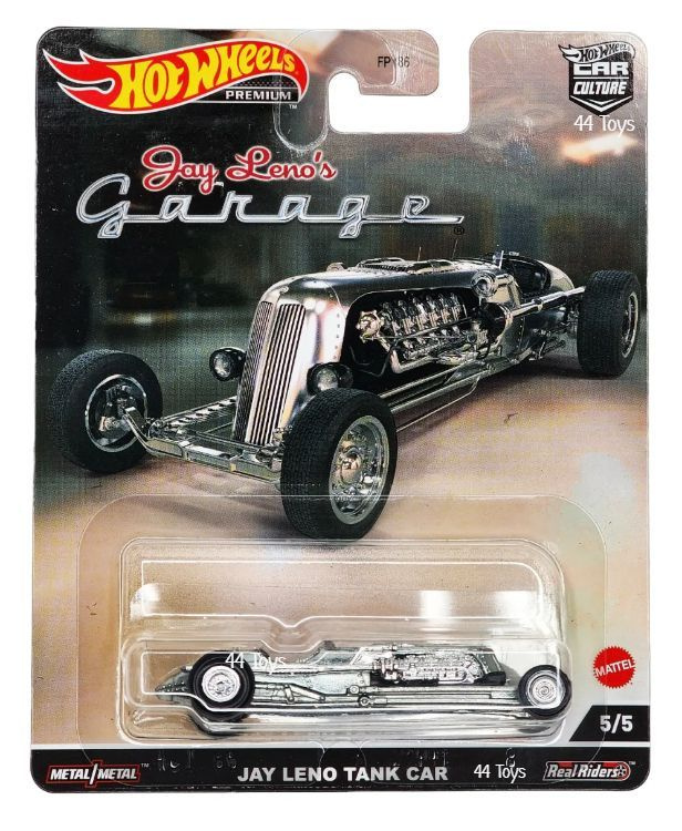 Машинка Jay Leno Tank Car Hot Wheels Premium Metal Car Culture - Jay Leno's Garage / Хот Вилс Премиум #1