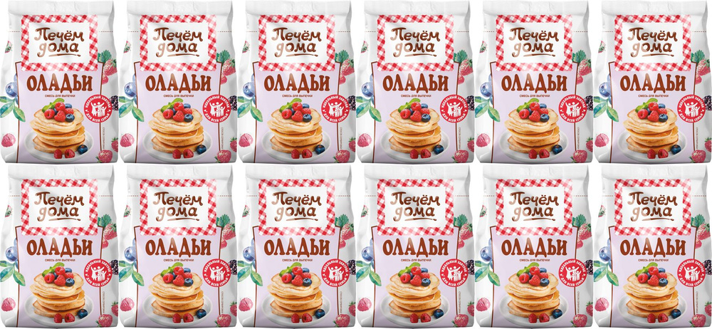 Смесь для выпечки Русский Продукт оладьи, комплект: 12 упаковок по 250 г  #1