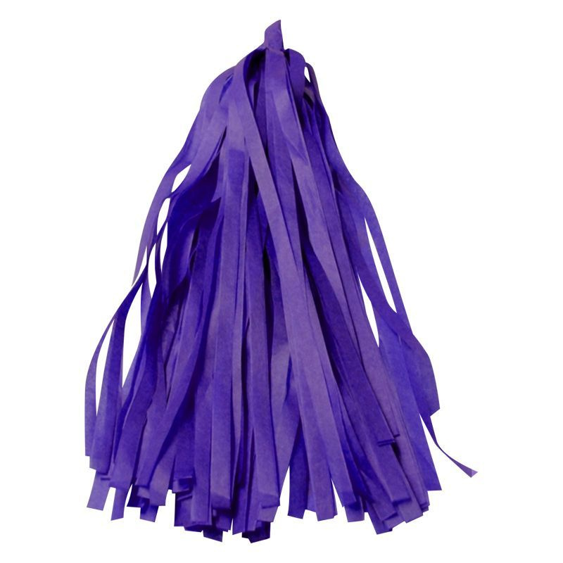 Гирлянда Тассел, Гирлянда растяжка для праздника, Фиолетовый, 35*12 см, 12 листов.  #1