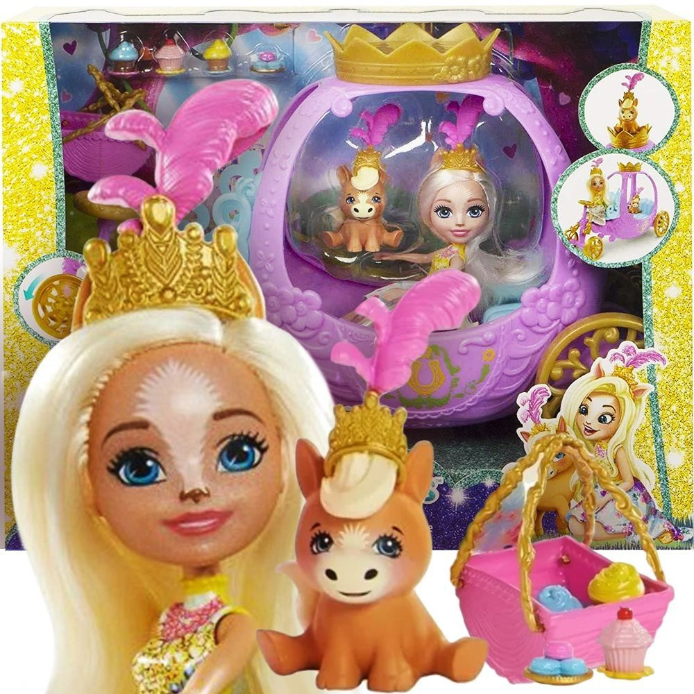 Mattel Enchantimals Игровой набор Энчантималс - Королевская карета (Royal Enchantimals Royal Rolling #1