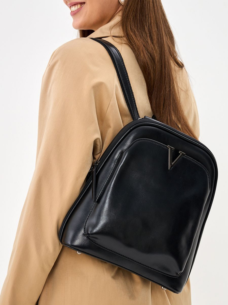 Рюкзак женский из натуральной кожи, кожаный, трансформер, сумка рюкзак  #1