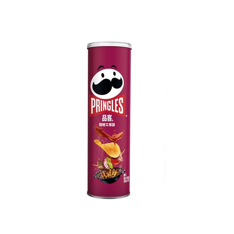 Чипсы Pringles со вкусом стейка барбекю, 110 г, Китай #1