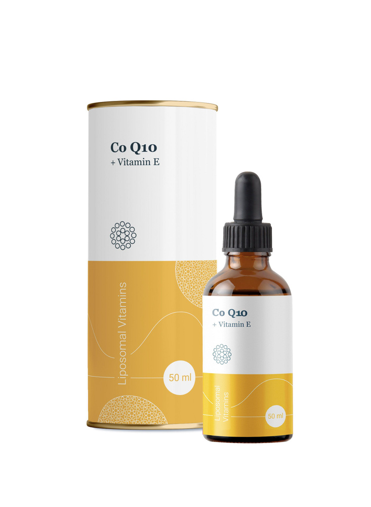 Липосомальный Коэнзим Q10 / Coenzyme Q10 + Vitamin E / Мощный антиоксидант Co-Q10. Витамин для здоровья #1